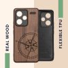 Etui Kwmobile do Xiaomi Redmi Note 13 Pro Plus 5G, Brązowe, Drewniane, KWM000020KL001C