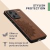 Etui Kwmobile do Xiaomi Redmi Note 13 Pro Plus 5G, Brązowe, Drewniane, KWM000020KL002C