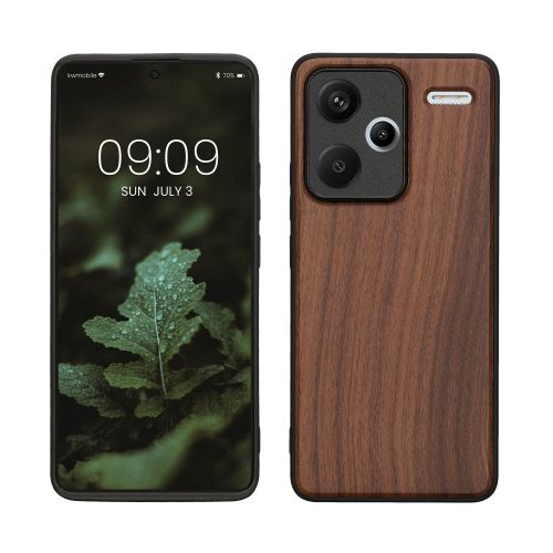 Etui Kwmobile do Xiaomi Redmi Note 13 Pro Plus 5G, Brązowe, Drewniane, KWM000020KP001C