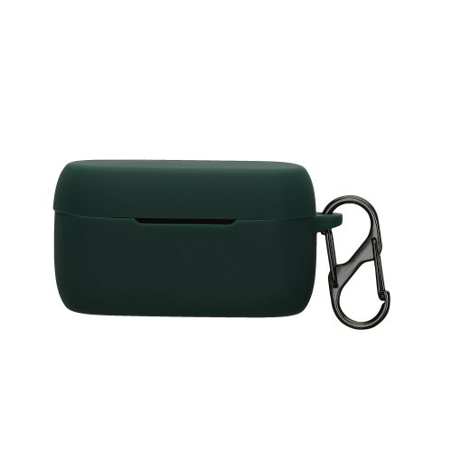 Etui na słuchawki Kwmobile do Jabra Elite 4, ciemnozielone, silikonowe, KWM000024SI003C