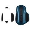 Naklejka na stopkę myszy Kwmobile do Logitech MX Master 2S, czarna, PVC, KWM0000258J001C