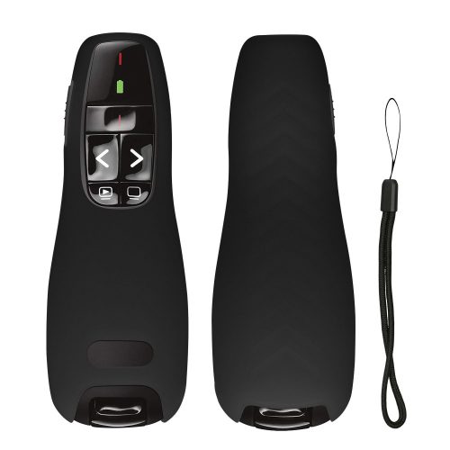 Etui na pilota Kwmobile do Logitech R 400, czarne, silikonowe, KWM0000259M001C