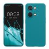 Etui Kwmobile do OnePlus Nord 3 5G, zielone, silikonowe, KWM0000204U005C