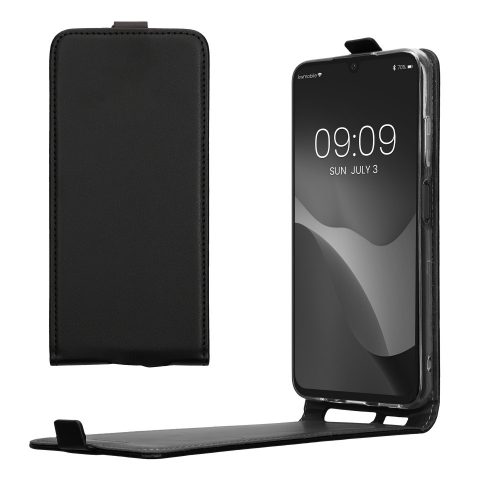 Etui Kwmobile do Samsunga Galaxy A05s, Czarne, Eko Skóra, KWM000021OL001C