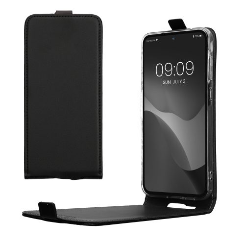 Etui Kwmobile do Samsunga Galaxy A35, Czarne, Eko Skóra, KWM000021OO001C