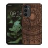 Etui Kwmobile do Samsunga Galaxy A25, Ciemny Brąz, Drewno, KWM000021PN002C