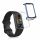 Zestaw 2 etui Kwmobile do Fitbit Charge 6/Charge 5, przezroczysty/ciemnoniebieski, silikon, KWM0000144U006C