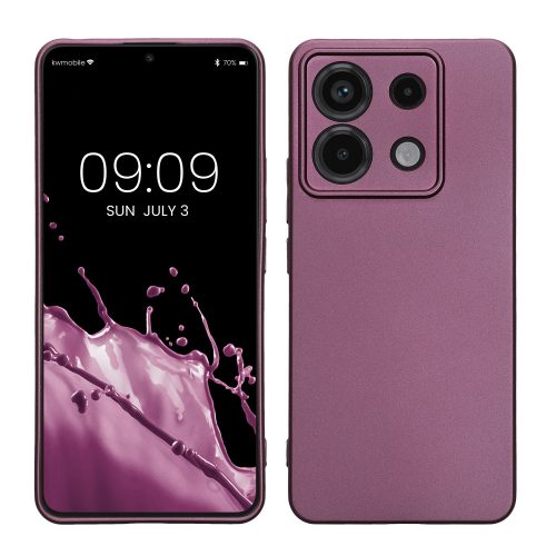 Etui Kwmobile do Xiaomi Redmi Note 13 Pro 5G/Poco X6, fioletowe, silikonowe, KWM000020LE003C