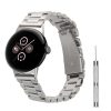 Pasek Kwmobile do zegarka Google Pixel Watch 2/Pixel, srebrny, stal, KWM000025AC001C