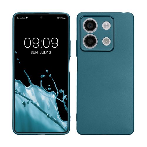 Etui Kwmobile do Xiaomi Redmi Note 13, niebieskie, silikonowe, KWM000020LL001C