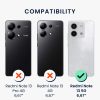 Zestaw 3 folii ochronnych Kwmobile do Xiaomi Redmi Note 13, przezroczysty, plastikowy, KWM000020LN001C