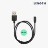 Kabel ładujący USB Kwmobile do zegarka Xiaomi Redmi 4 / zegarka 3 aktywnego / zegarka 3 Lite, czarny, plastikowy, KWM000025BD001C