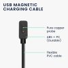 Kabel ładujący USB Kwmobile do zegarka Xiaomi Redmi 4 / zegarka 3 aktywnego / zegarka 3 Lite, czarny, plastikowy, KWM000025BD001C