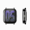 Zestaw 2 etui Kwmobile do Amazfit Active, przezroczysty/czarny, silikon, KWM000025BI001C