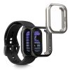 Zestaw 2 etui Kwmobile do Amazfit Active, czarno-srebrny, silikon, KWM000025BI002C