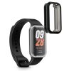 Zestaw 2 etui Kwmobile do Xiaomi Smart Band 8 Active/Redmi Band 2, przezroczysty/czarny, silikon, KWM000025BJ001C