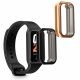 Zestaw 2 etui Kwmobile do Xiaomi Smart Band 8 Active/Redmi Band 2, czarny/złoty, silikon, KWM000025BJ002C