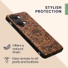 Etui Kwmobile do OnePlus Nord 3 5G, brązowy/czarny, drewno, KWM0000204Y002C