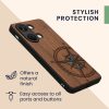 Etui Kwmobile do OnePlus Nord 3 5G, brązowo-niebieskie, drewno, KWM0000204Y003C