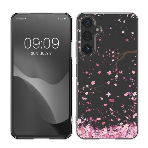 Etui Kwmobile do Samsung Galaxy A05s, Różowy/Przezroczysty, Silikon, KWM000021PP002C