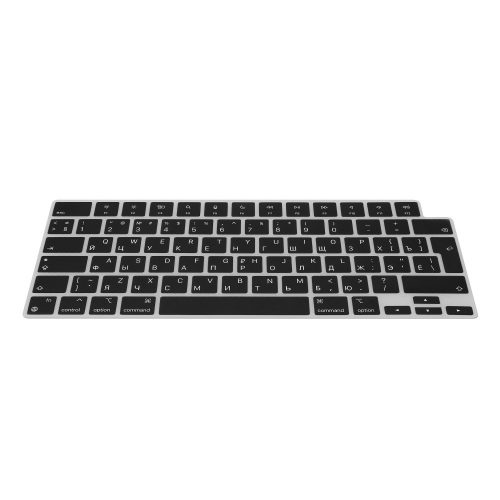 Osłona klawiatury Kwmobile do Apple MacBook Pro M2 14" (2023)/MacBook Pro M3 14" (2023), Czarny, Silikon, KWM000025BP001C