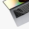 Osłona klawiatury Kwmobile do Apple MacBook Air M2 (2022), Czarna, Silikon, KWM000025BR001C