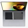 Ochraniacz klawiatury Kwmobile do Apple MacBook Pro M2 16" (2023)/MacBook Pro M3 16" (2023), przezroczysty, silikon, KWM000025BS001C