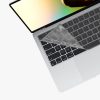 Ochrona klawiatury Kwmobile do Apple MacBook Air M2 (2022), Przezroczysta, Silikon, KWM000025BT001C