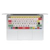 Naklejka na klawiaturę Kwmobile do Apple MacBook Air M1 13" (2020), wielokolorowy, plastikowy, KWM000025CO001C