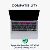 Naklejka na klawiaturę Kwmobile do Apple MacBook Pro M1 13" (2020)/MacBook Pro M2 13" (2022), wielokolorowy, plastikowy, KWM000025CR001C