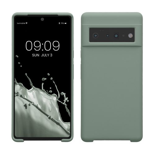 Etui Kwmobile do Google Pixel 6 Pro, zielone, silikonowe, KWM000013OI048C