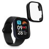 Zestaw 2 etui Kwmobile ze szkłem ochronnym do zegarka Xiaomi Redmi 3 Active / Redmi Watch 3 Lite, czarny/ciemnoniebieski, plastikowy, KWM000024ZD003C