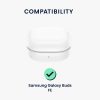 Etui na słuchawki Kwmobile do Samsung Galaxy Buds FE, granatowy, silikon, KWM000025DI002C