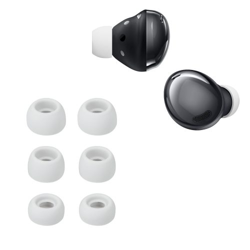 Zestaw 6 końcówek zamiennych Kwmobile do Samsung Galaxy Buds Pro, szary, silikonowy, KWM000025DT002C