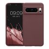 Etui Kwmobile do Google Pixel 8 Pro, bordowe, silikonowe, KWM0000208G043C