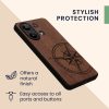 Etui Kwmobile do Xiaomi Redmi Note 13, Brązowe, Drewniane, KWM000020MZ001C