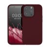 Etui Kwmobile do Apple iPhone 14 Pro, Burgundowe, Silikonowe, KWM000016NK039C