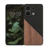 Etui Kwmobile do Xiaomi Redmi Note 13, brązowy/czarny, drewno, KWM000020NJ001C