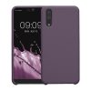 Etui Kwmobile do Huawei P20, Ciemny Fiolet, Silikon, KWM0000094I036C