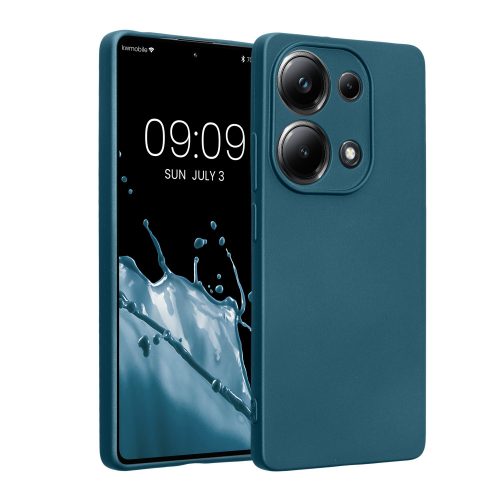 Etui Kwmobile do Xiaomi M6 Pro, niebieskie, silikonowe, KWM000020MJ003C