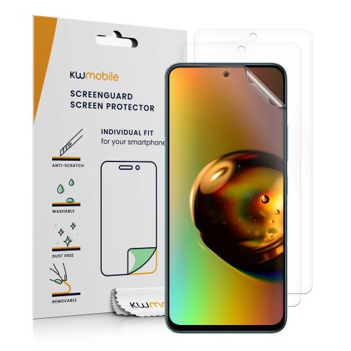 Zestaw 3 folii ochronnych Kwmobile do Xiaomi Poco M6 Pro 5G, przezroczysty, plastikowy, KWM000020NM001C