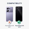 Zestaw 3 folii ochronnych Kwmobile do Xiaomi Poco M6 Pro 5G, przezroczysty, plastikowy, KWM000020NM001C