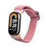 Pasek Kwmobile do Xiaomi Mi Band 8, Jasnoróżowy, Nylon, KWM0000250L005C