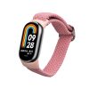 Pasek Kwmobile do Xiaomi Mi Band 8, Jasnoróżowy, Nylon, KWM0000250L005C