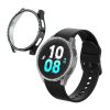 Zestaw 2 etui Kwmobile do zegarka Samsung Galaxy Watch 5, przezroczysty/czarny, plastikowy, KWM000024ZL002C