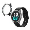 Zestaw 2 etui Kwmobile do zegarka Samsung Galaxy Watch 5, przezroczysty/czarny, plastikowy, KWM000024ZL002C