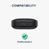 Etui na słuchawki Kwmobile do OnePlus Buds 3, czarne, silikonowe, KWM000025HZ001C