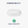 Etui na słuchawki OPPO Enco Buds W12, Kwmobile, Czarne, Silikon, 59288.01