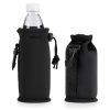 Zestaw 2 pokrowców Cooler Jacket na butelki 500 ml, Kwmobile, Czarny, Neopren, 55885.02