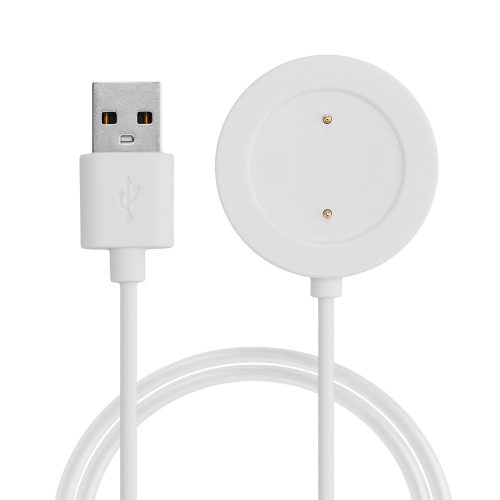 Kabel ładujący USB do zegarka Xiaomi Mi Color Sport/Watch S1 Active, Kwmobile, biały, plastikowy, 58354.02